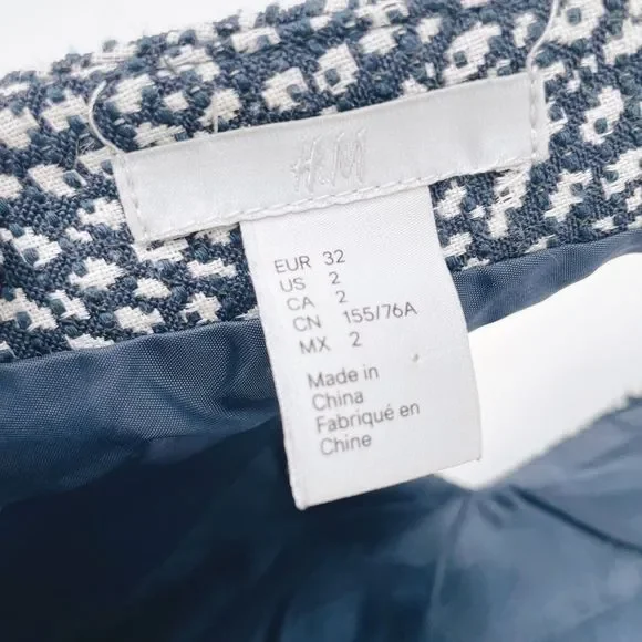 H&M Printed Career Mini Dress with Exposed Zipper - Picture 5 of 5